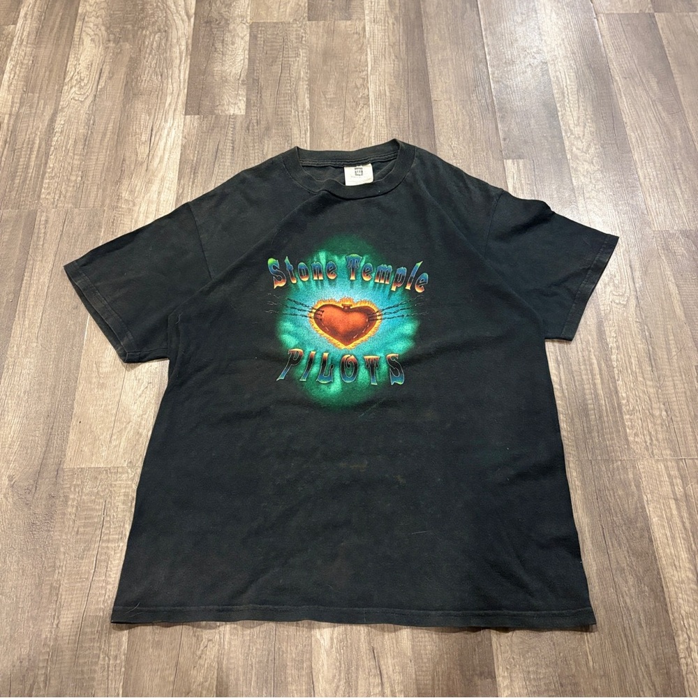 2000 Stone Temple Pilots “Sex And Violence” Black Graphic Tour Tee
